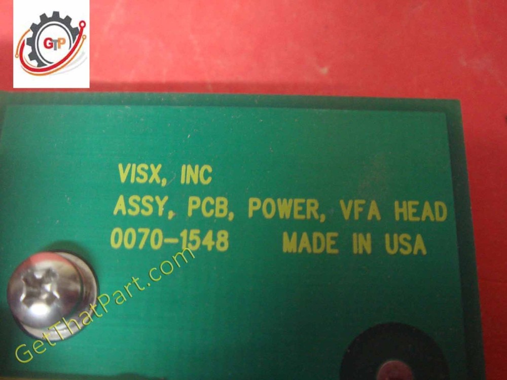 AMO Visx Wavescan WaveFront Laser System VFA Head Power Board Tested