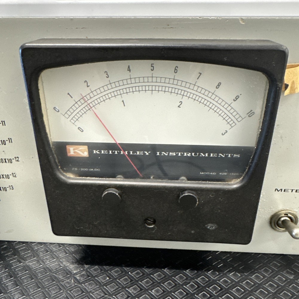 Keithley Instruments Model 410 Full Scale Micro-Microammeter Tested and Working.