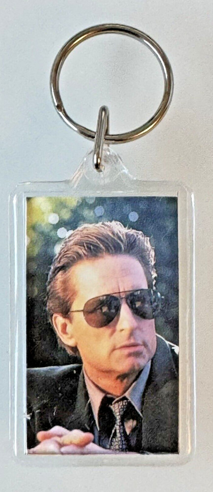Vintage Basic Instinct Movie Michael Douglas Collectable Keychain