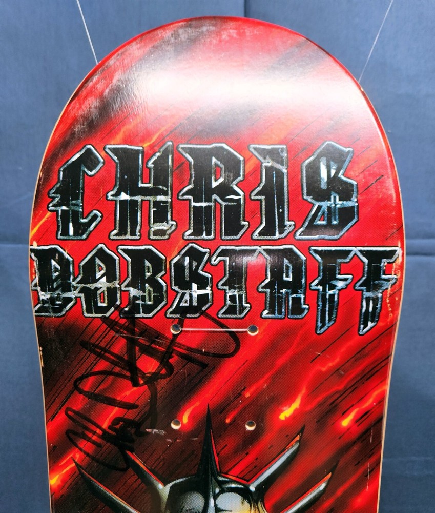 NOS (2003) ~ Darkstar / Chris Dobstaff / Alien / **SIGNED** Skateboard Deck!