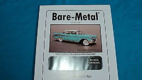 Bare-Metal 6 x 11 Thin Sheet Black Foil BMF 3