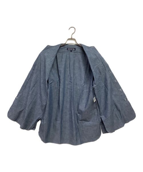 WOOLRICH Collarless shirt Sky Blue 1702167