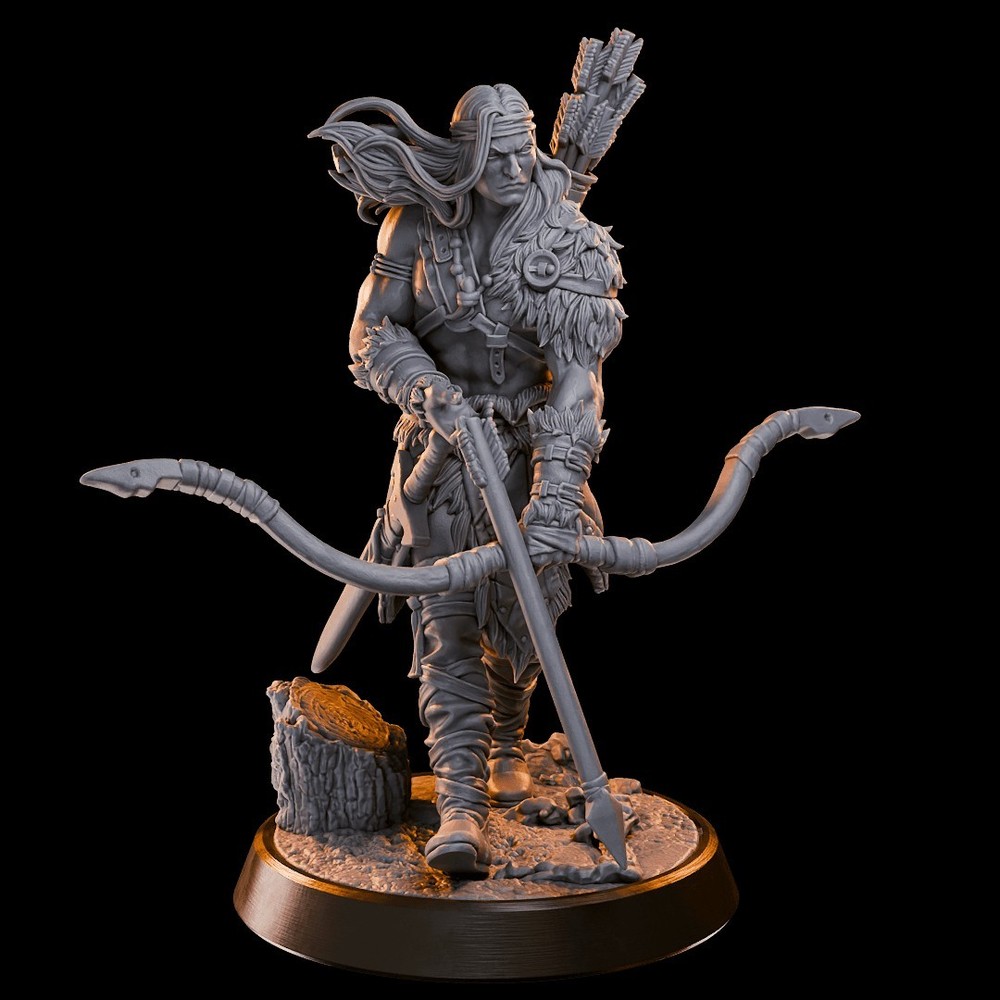 TTRPG 32mm Human Ranger Mini