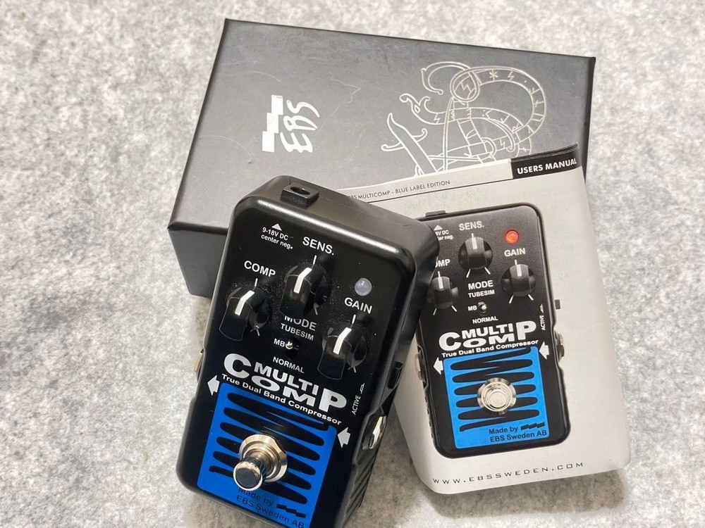 EBS MULTICOMP True Dual Band Compressor bass effector