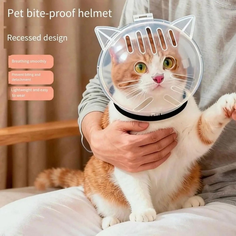 Cat Bubble Muzzle: Effortless Grooming Protection