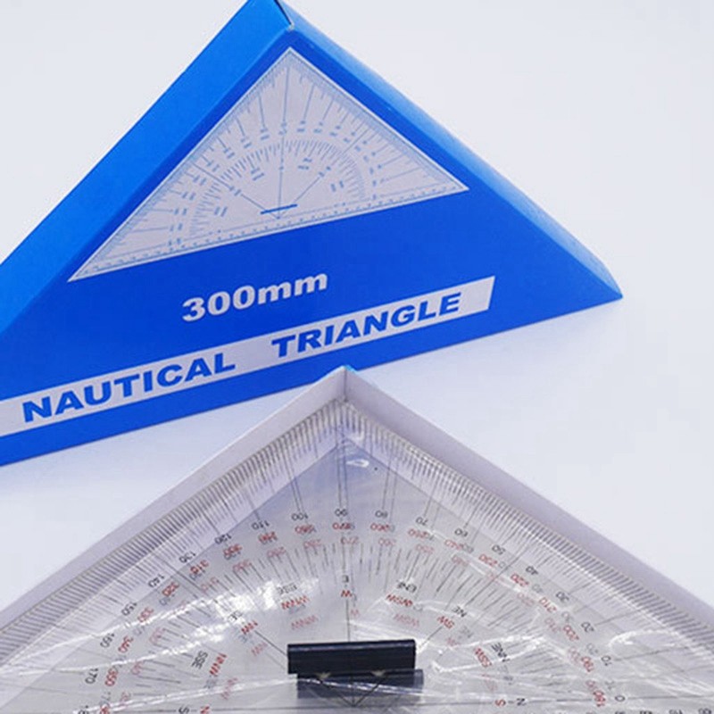 Chart Drawing Triangle Ruler for Ship Drawing 300mm -Scale Triangle Ruler9750