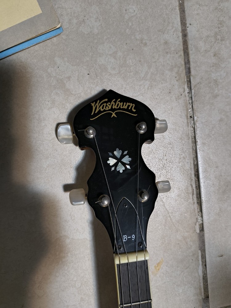 Washburn B9 Americana Series 5-String With Leather Case