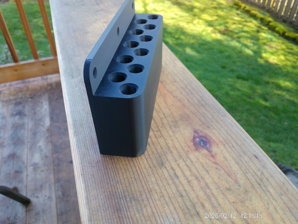 3-D Printed Small Tool (10mm) Holder