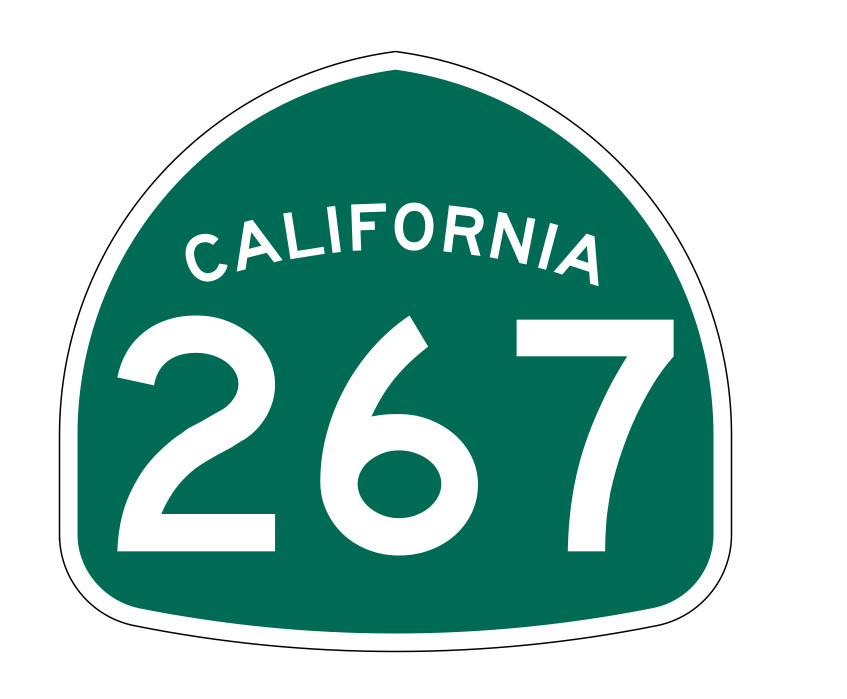 California State Route 267 Sticker Decal