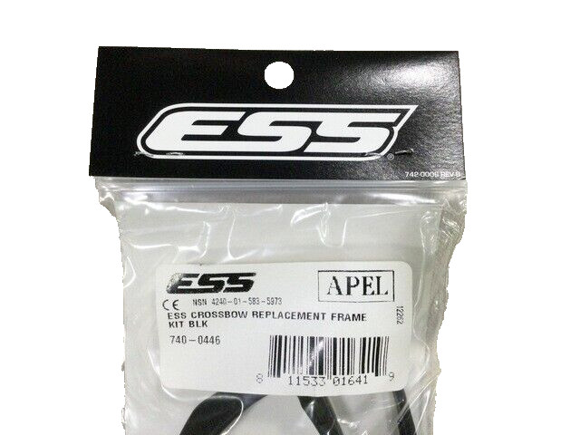 ESS EYE PRO Crossbow Replacement Frame-Black Pack OF 6