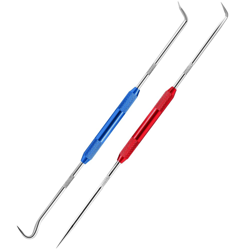 Double Pointed Scriber Metal Scribe Tool Hook 90 Degree Hook and Straight Tip