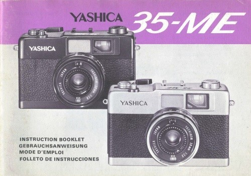 Yashica 35-ME Instruction Manual multi-language