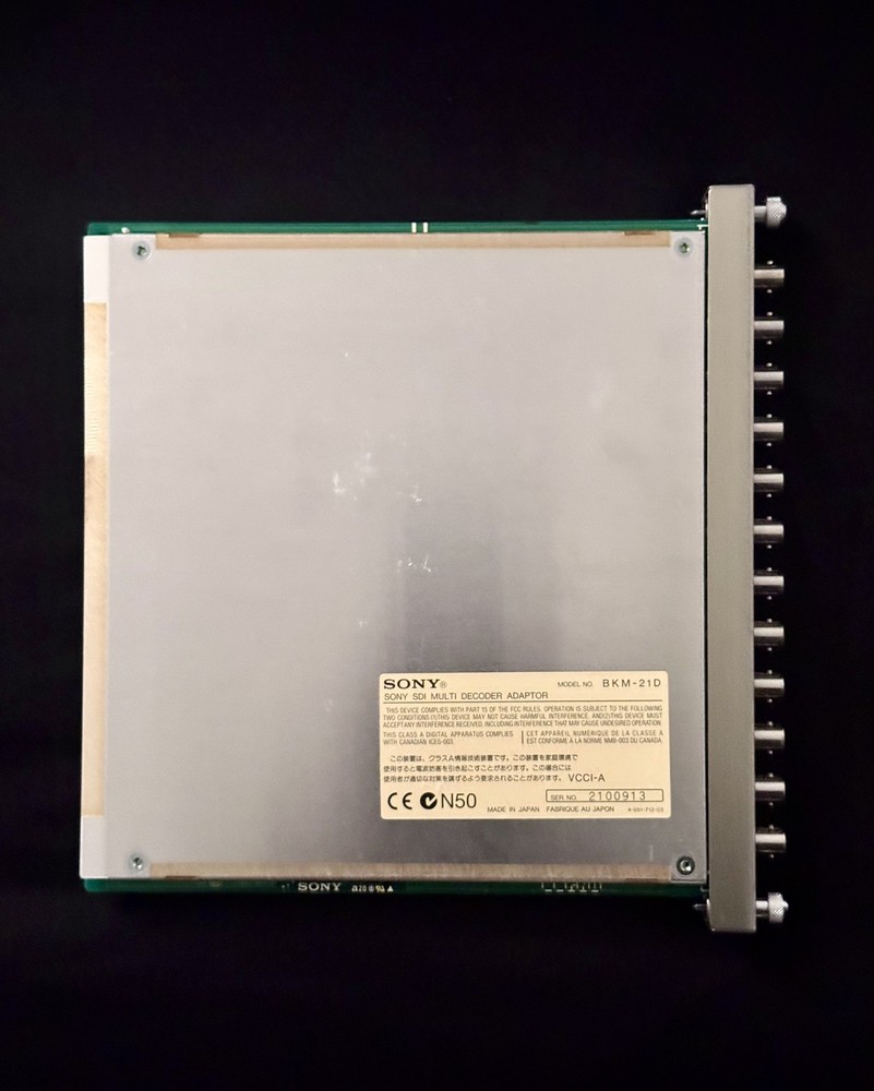 SONY BKM-21D SDI MULTI DECODER ADAPTOR BKM21D For BVM D series