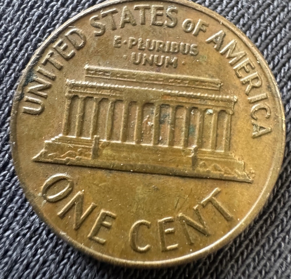 1972-D Split Planchet Error Lincoln Cent