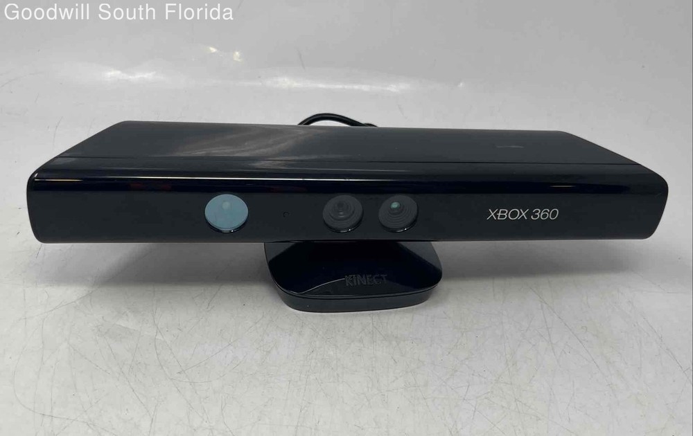 Microsoft Xbox 360 Black Kinect Sensor Motion Camera Not Tested