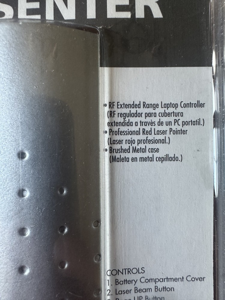 Wireless Presenter Remote Laser Pointer 100ft USB PowerPoint Clicker NEW