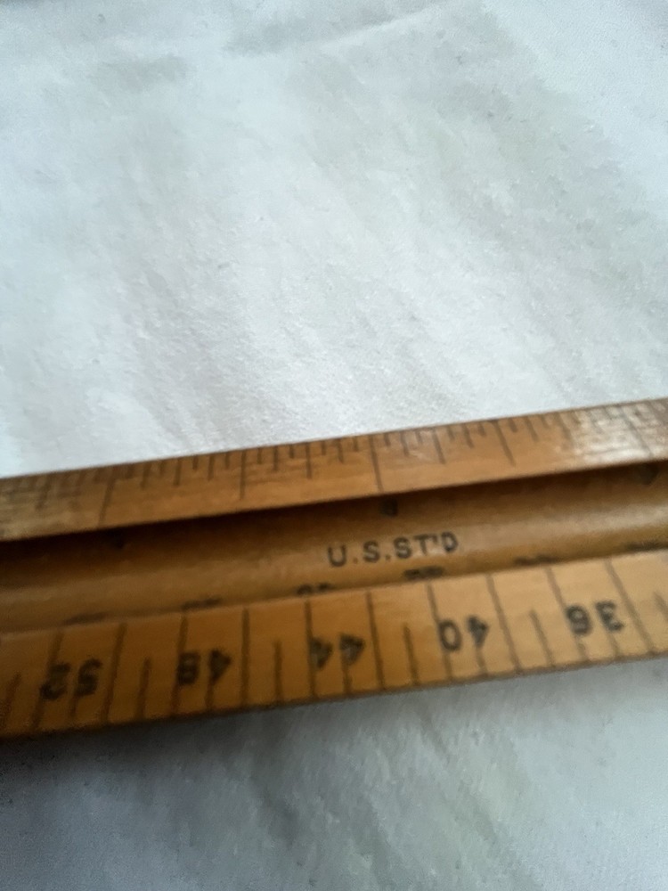 Vtg Dietzgen 1626 Wood 3-Sided Triangular 12 3/4” Drafting Ruler
