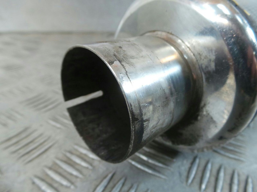 1995 TRIUMPH TRIDENT 900 left exit micron carbon exhaust silencer (see listing)