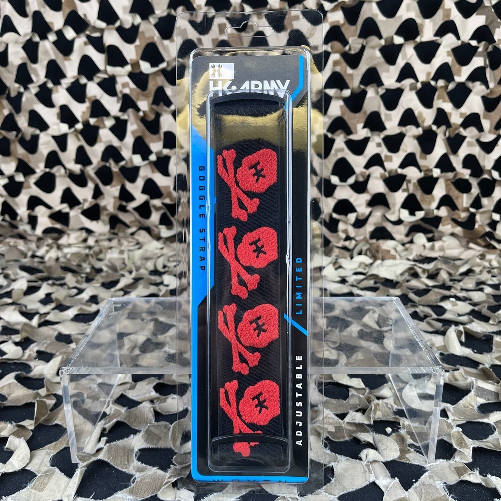 NEW HK Army Universal Goggle Strap - Bones - Red