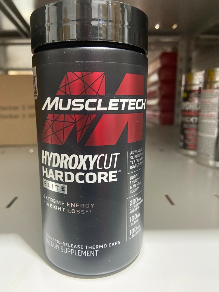 MuscleTech Hydroxycut Hardcore Elite 100ct New/Sealed Fast Shipping