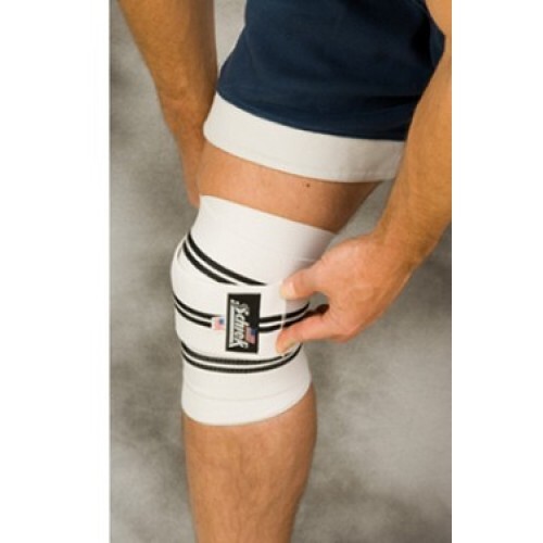 Schiek Model 1178W Line Knee Wraps with Black Stripes Maximum Support Elastic