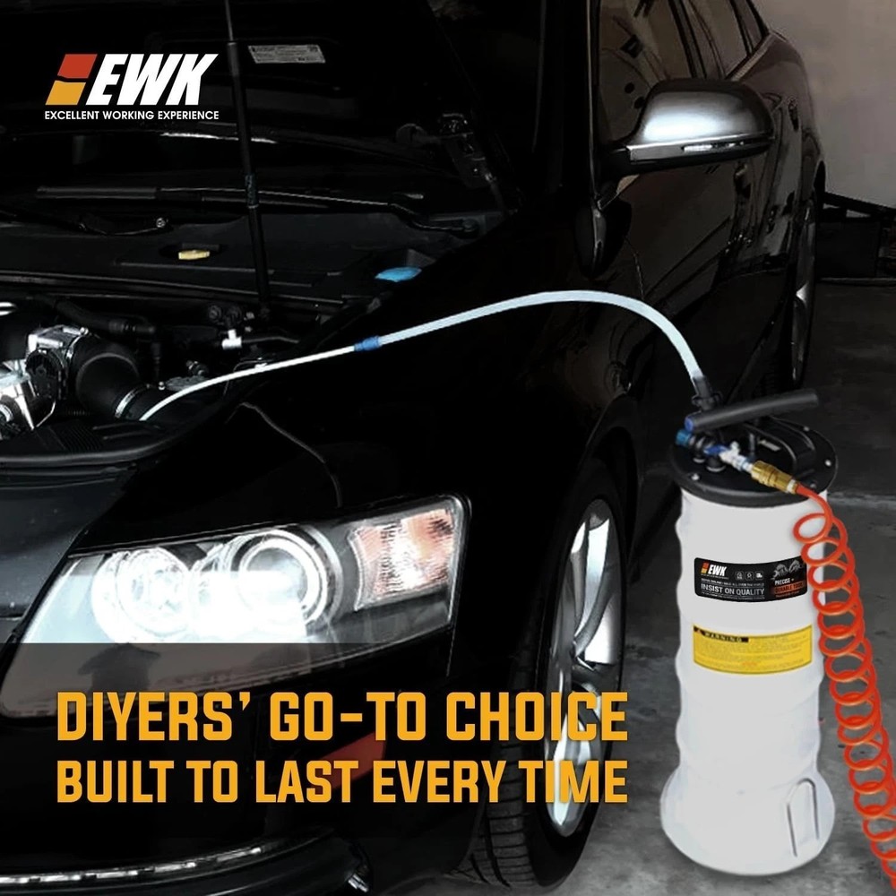 Dual-Mode Oil Change Pump - Compact 6.5L Fluid Extractor for Quick Maintenance