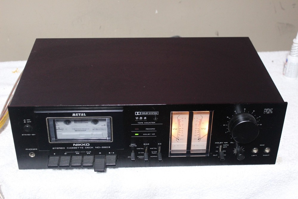 Nice Nikko ND-590II Cassette Deck Please Read