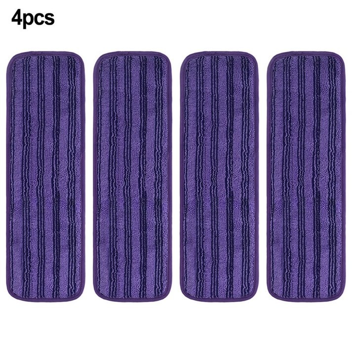 4PACK Reusable Mop Pads Swiffer Powermop Microfiber Power Pad Refill Washable
