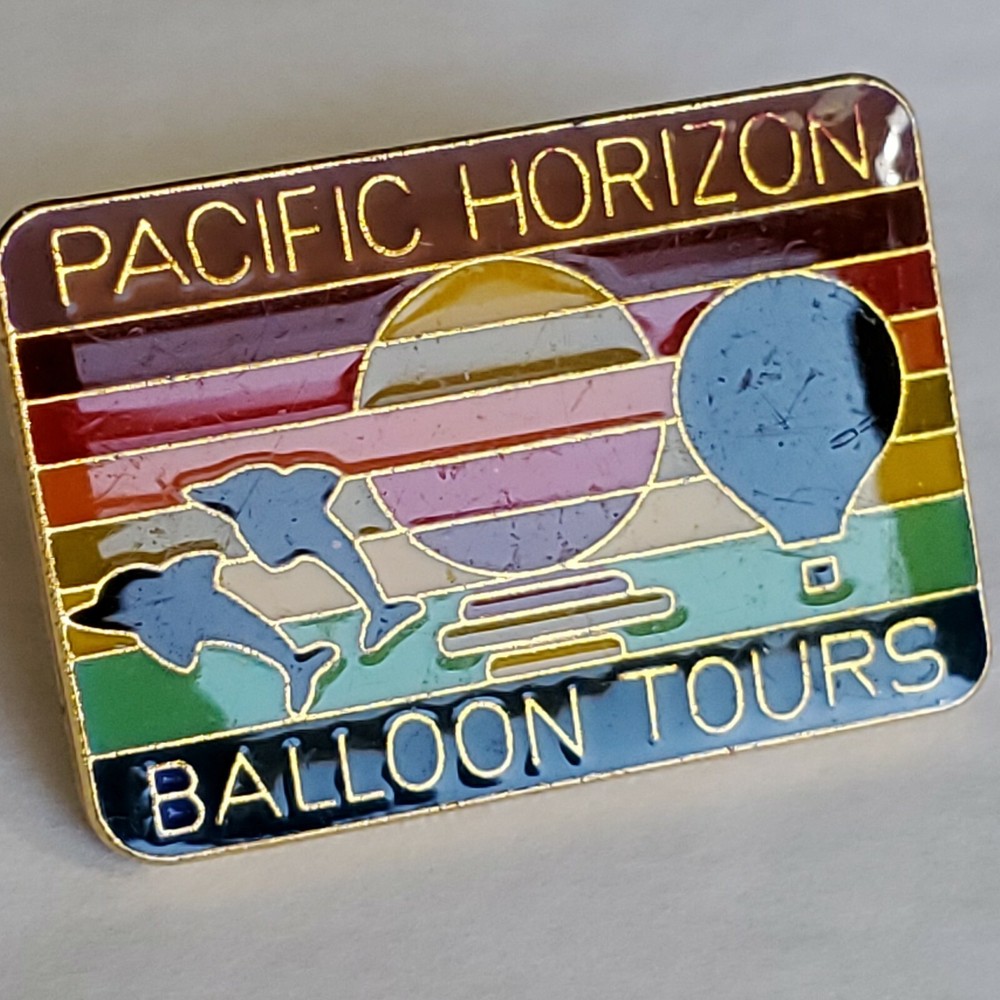 Pacific Horizon Balloon Tours Lapel Hat Jacket Pin