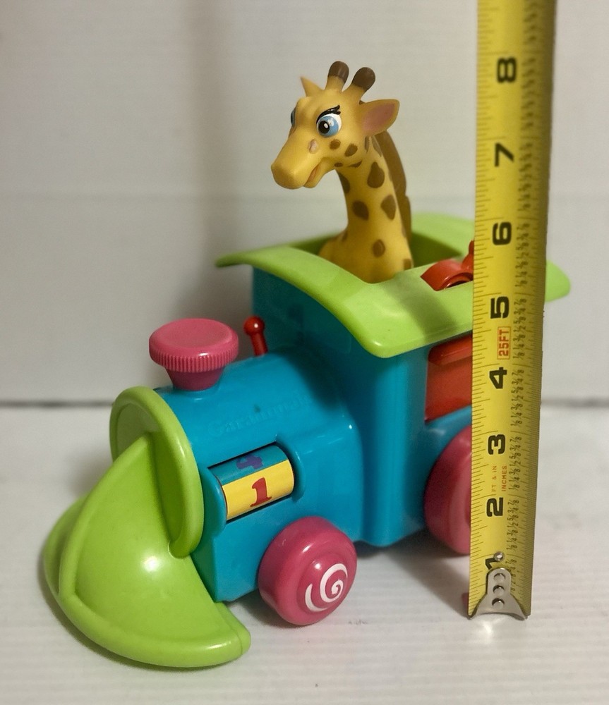Rare Vintage Garanimals All Aboard Activity Train Engine Giraffe Engineer HTF FS