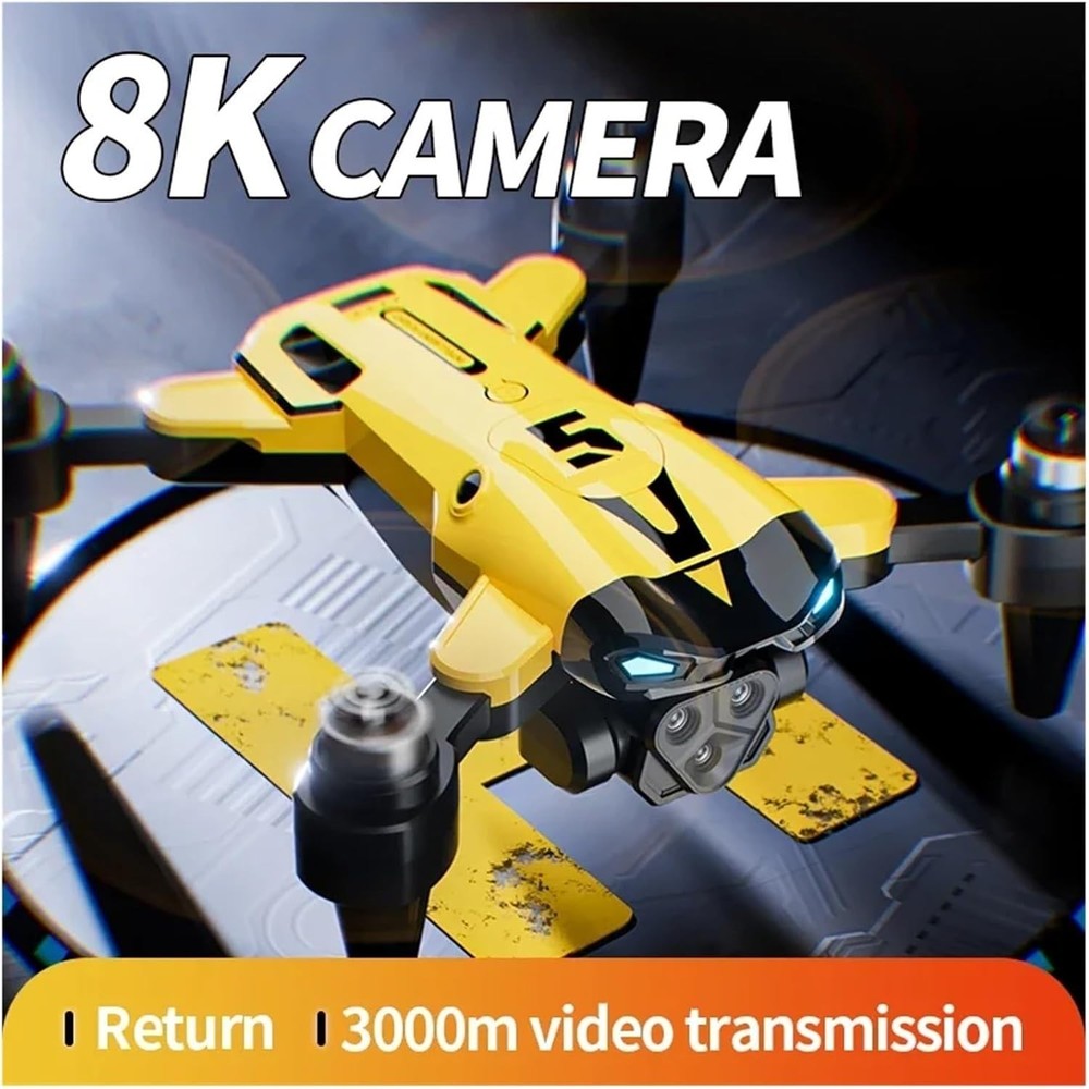 M5 Drone 5G Wifi GPS Obstacle Avoidance FPV Foldable Drone Optical Flow Switchin