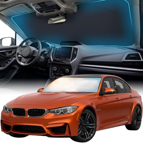 Car Sun Shade for Windshield, Reflective Windshield Medium (62" x 30")