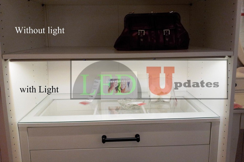 LEDUPDATES UNDER CABINET LED Light 20" KITCHEN SHOWCASE WORKSHOP + UL power