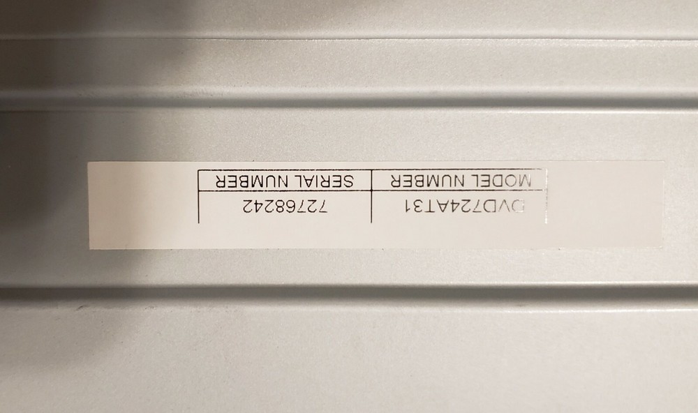 Philips DVD724 DVD Player - Original Box & Manual - No Remote - TESTED