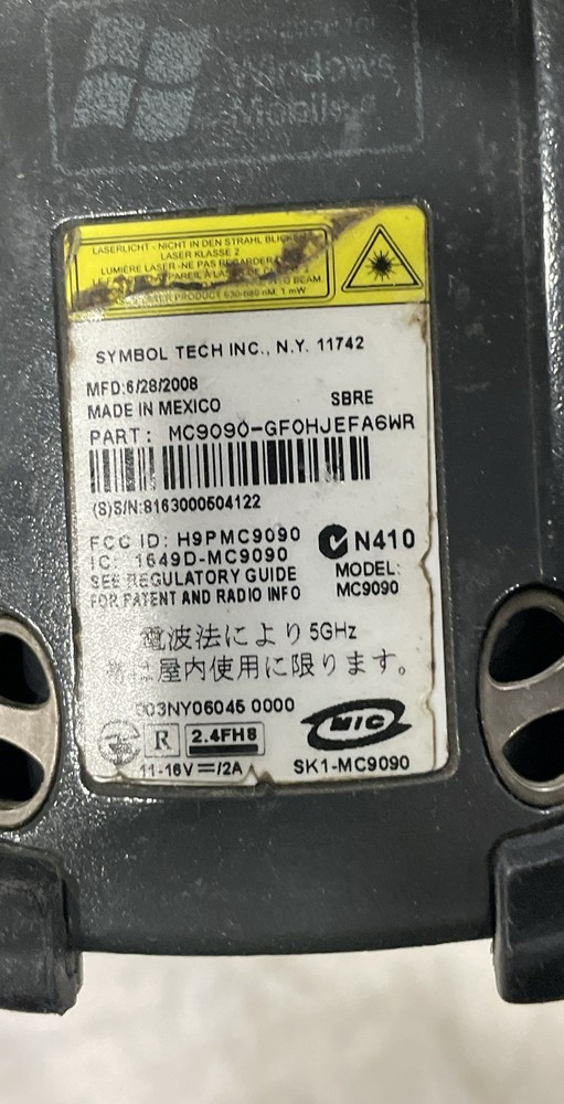 Motorola MC9090 Barcode Scanner Handheld Rugged Data Terminal Unit