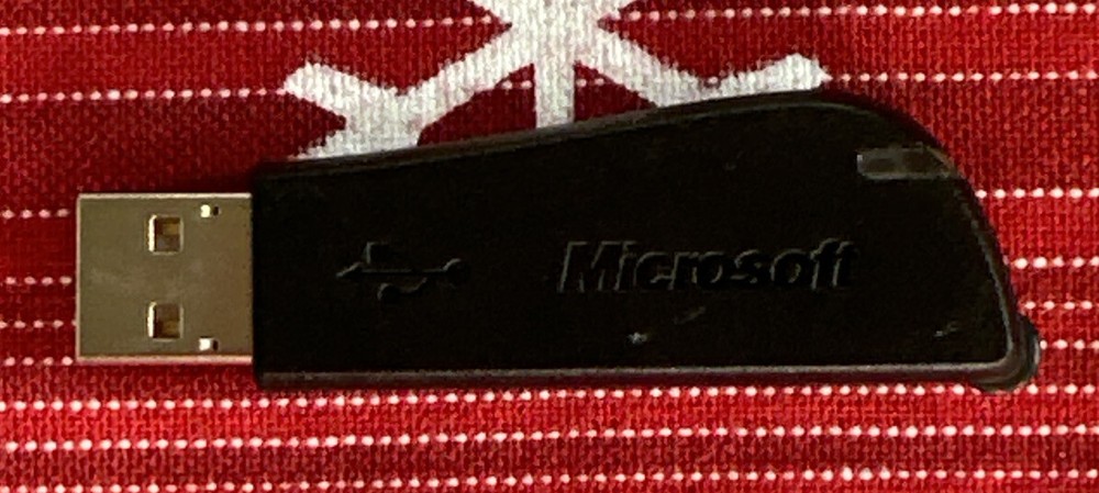 Microsoft 1051 USB Notebook Receiver V2.0 For Wireless Mouse 3000 *TESTED* OEM