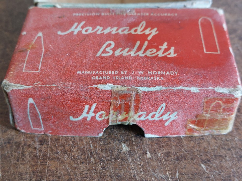 EMPTY Vintage Hornady Bullets AMMO BOX 257 SpirePoint