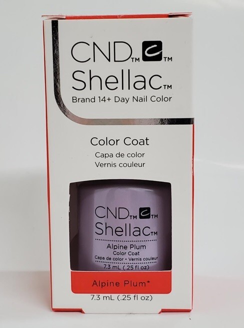 CND Shellac Color Coat - Alpine Plum 0.25 oz