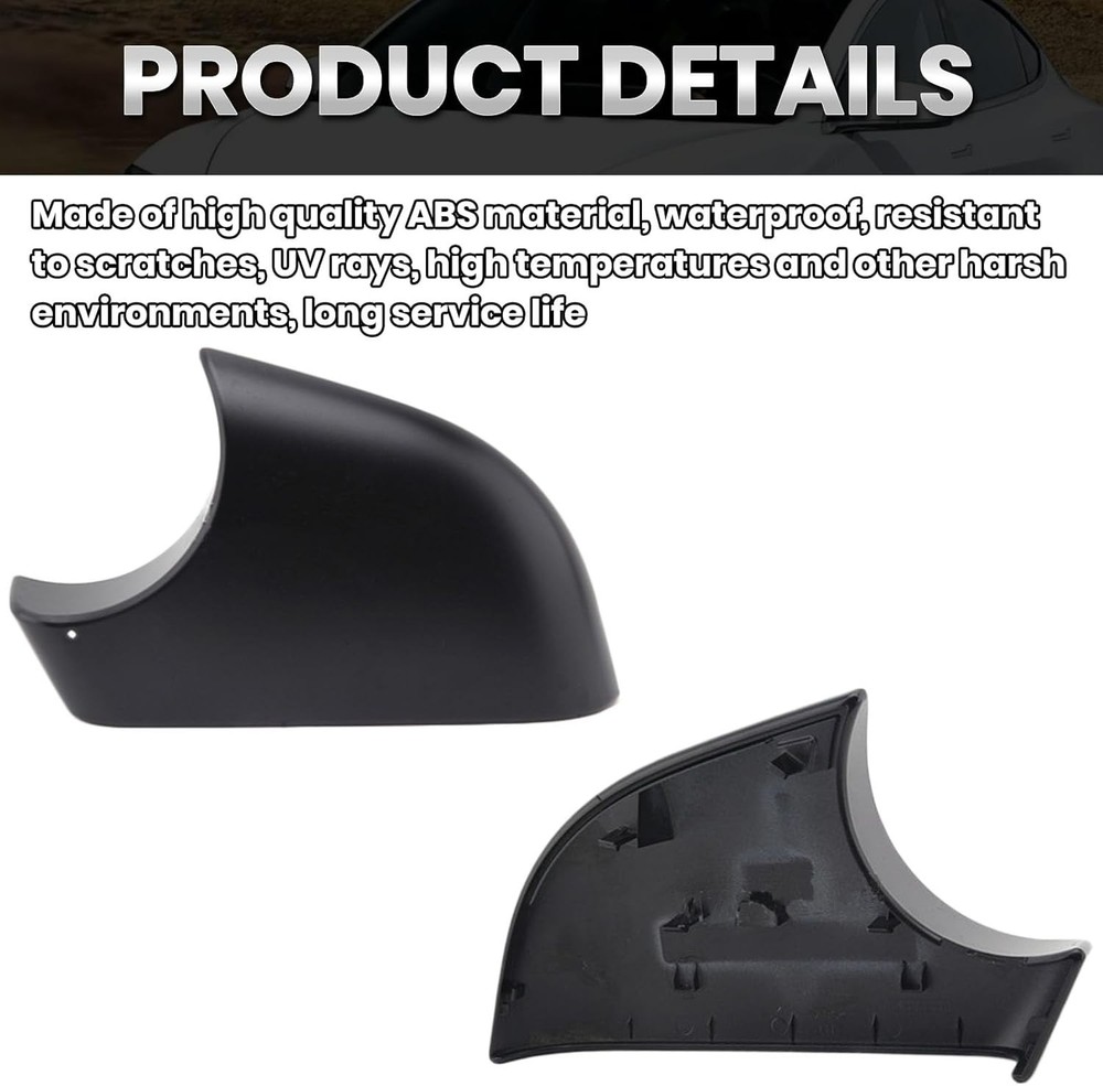 Tesla Model Y Driver Side Mirror Cover 2018-2024 Left Side Replacement Part