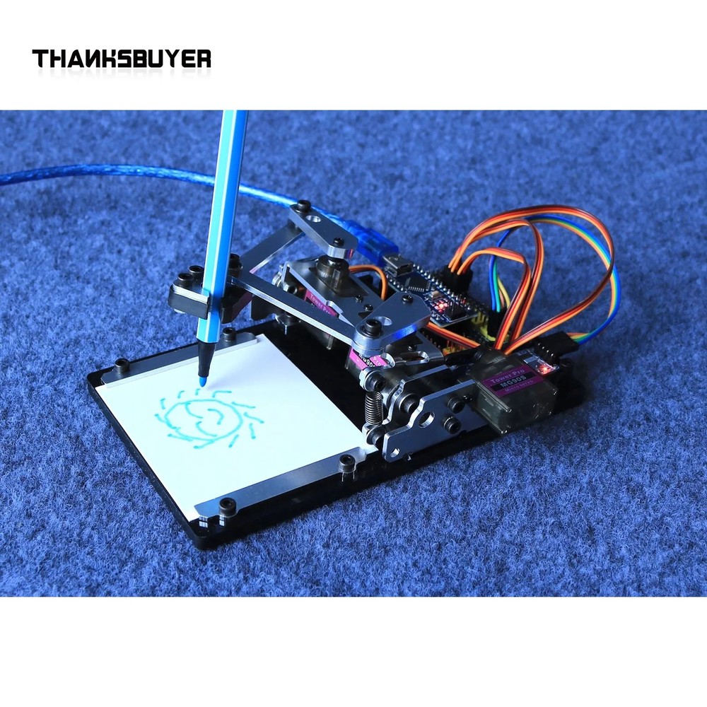 Mechanical Arm Plotter Robot Arm Students Programming DIY Kit For Arduino