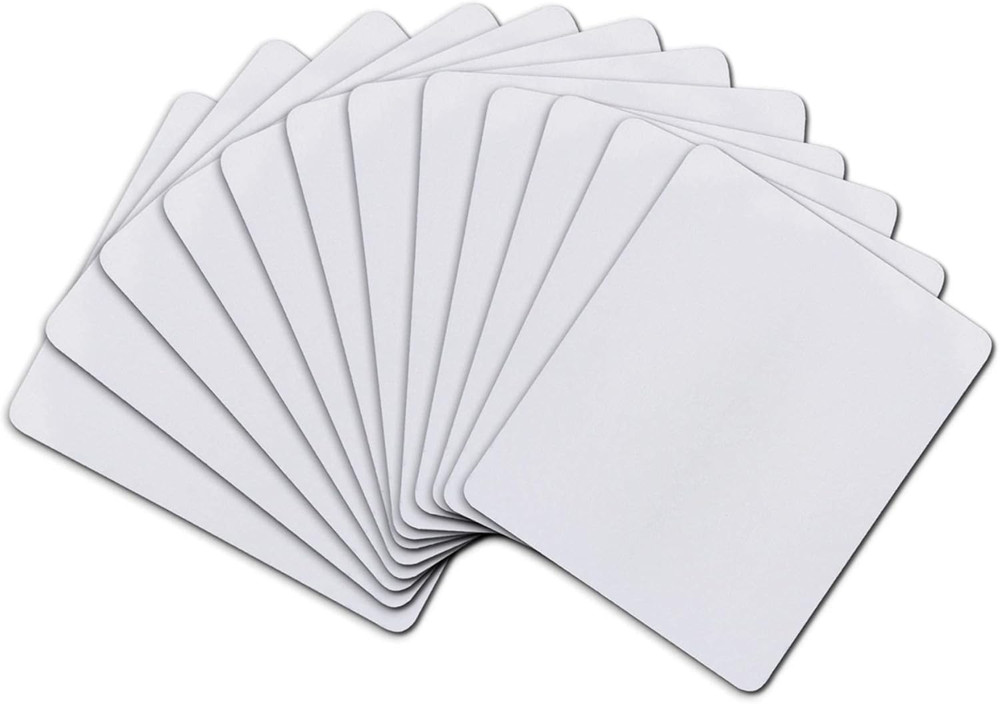 Sublimation Mouse Pad Blank Rectangular Blanks 12 Pcs for Sublimation Transfer H