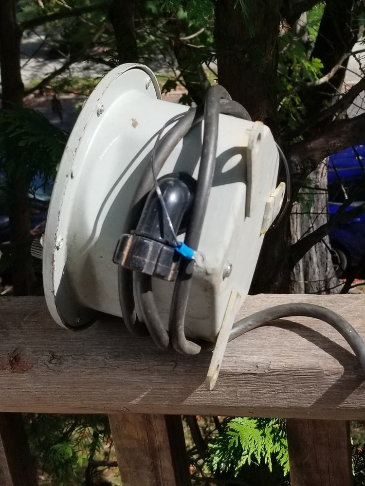NAVAL SHIP WALL MOUNT ELECTRIC POWER SUPPLY 7.75" DIAMETER