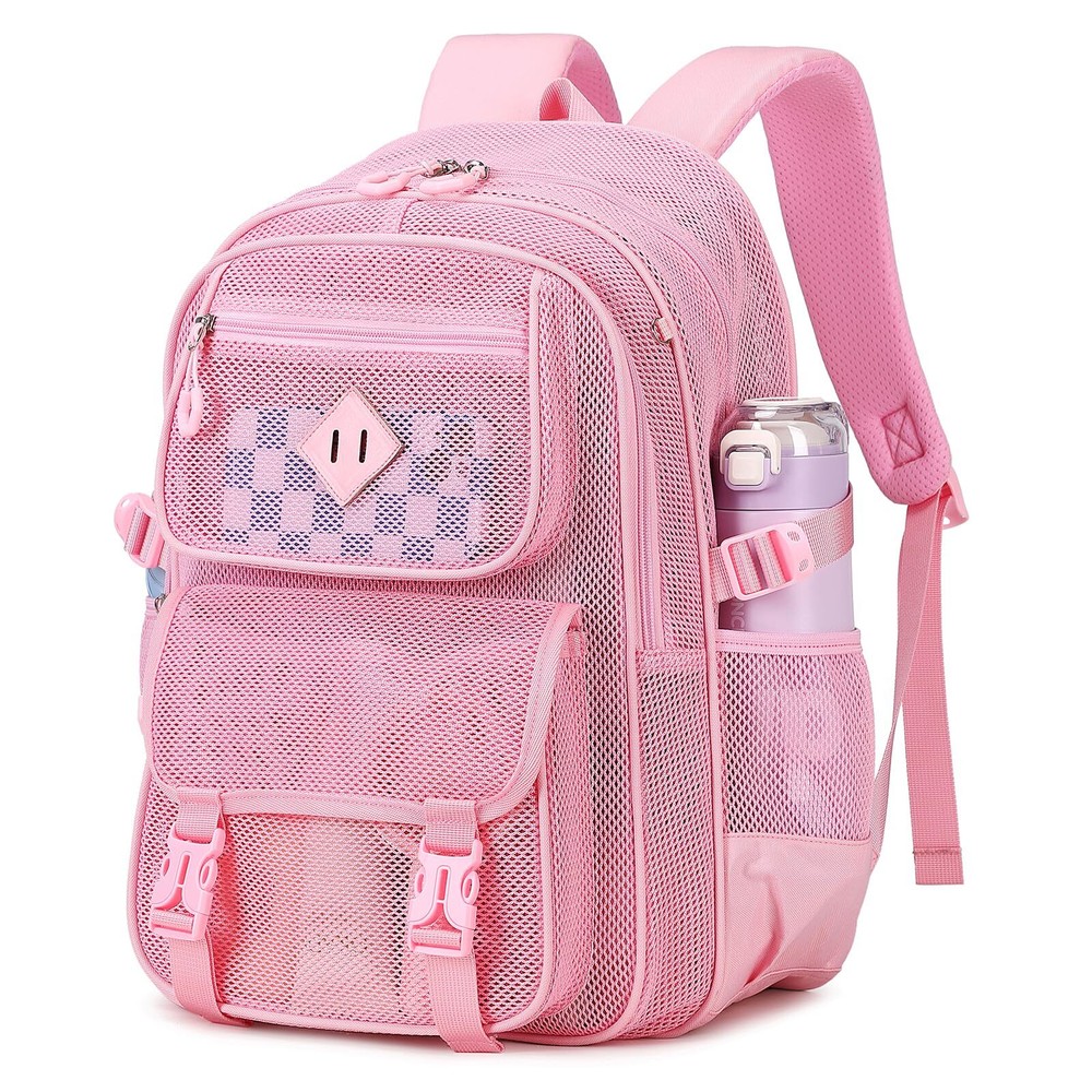 Mesh Backpack Heavy Duty Net Bookbag Ultra-Lightweight See Through Backpack B...