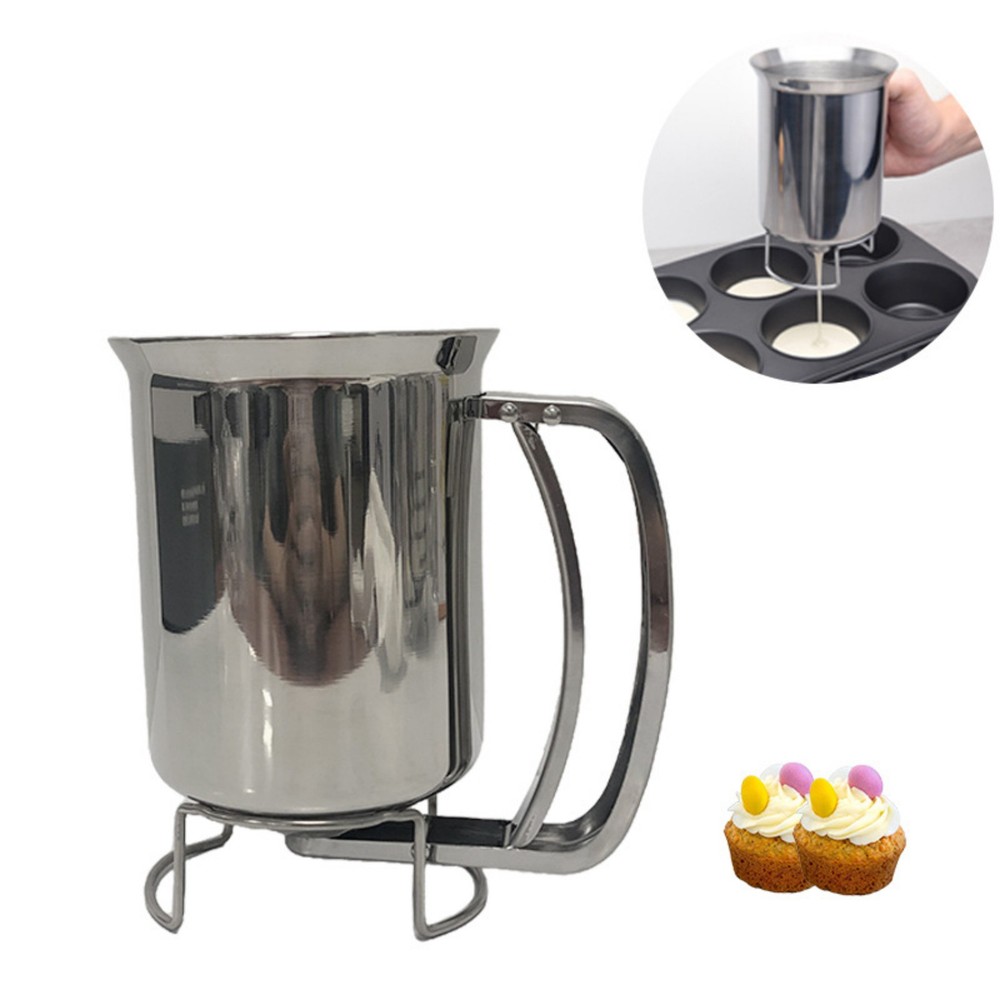 Restaurant-Grade Batter Dispenser 900ml Precise Portion Control Drip Stopper