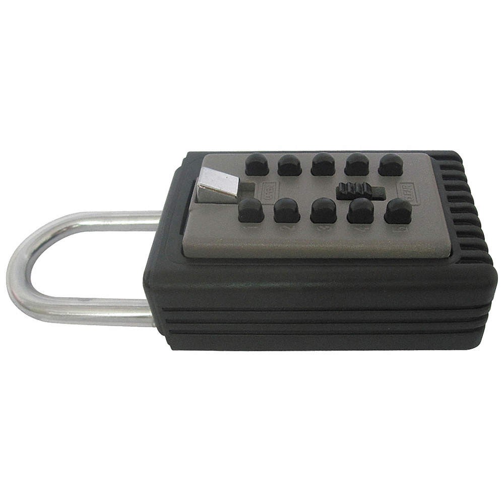 GRAINGER APPROVED 31NG37 Lock Box,Padlock,3 Keys 31NG37