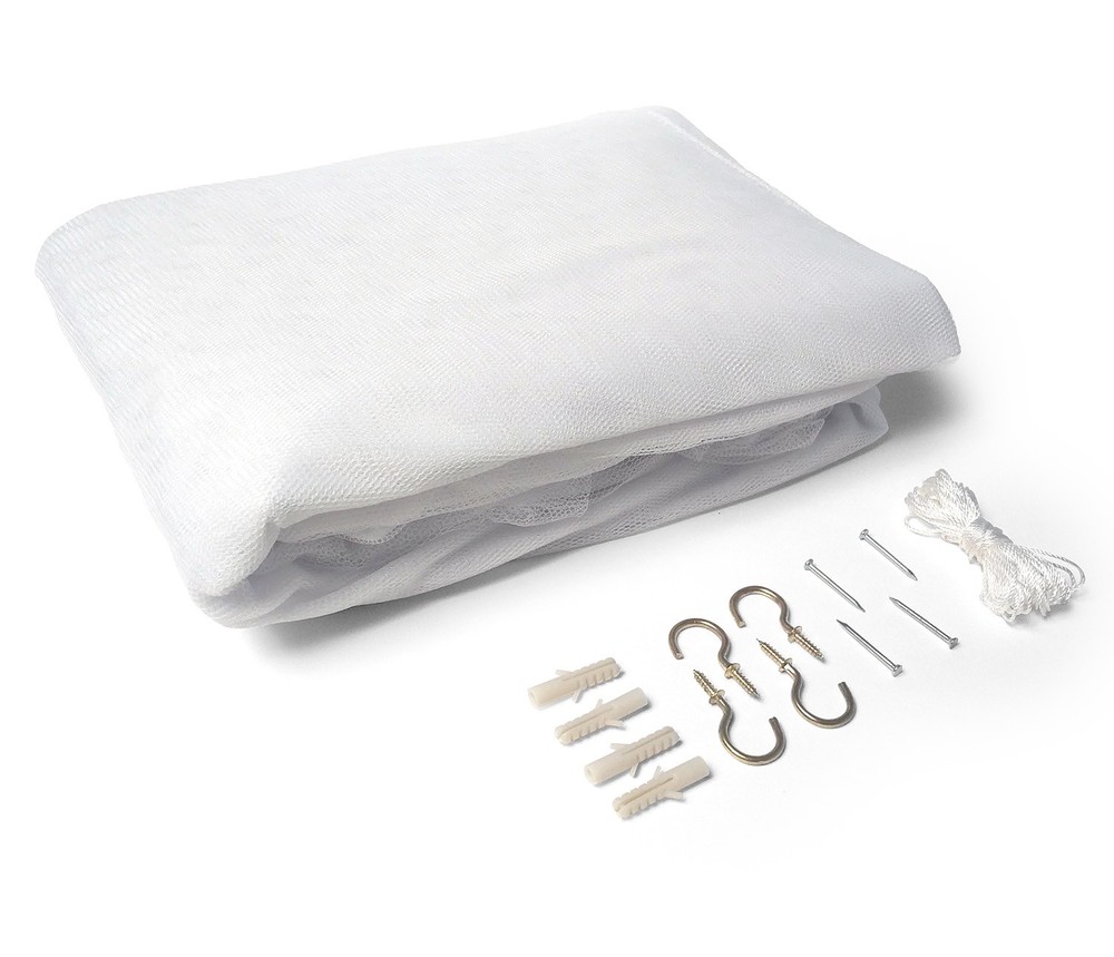 Coghlan's Double Wide Net, White, Mesh Netting Protection