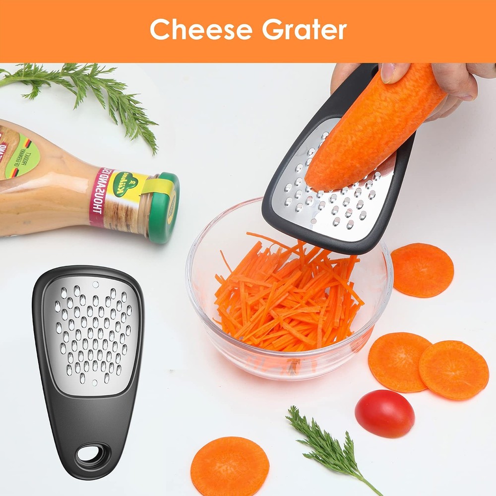 Kitchen Unique Gadgets Set 6 Pieces, Space Saving, Cheese Grater, Bottle Open...