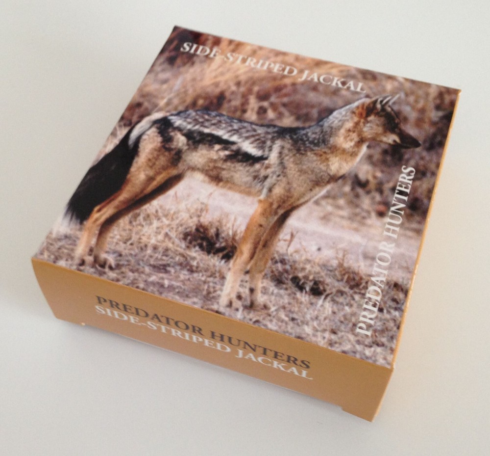Niger 1000 Francs 2012 Silver Proof Predator Hunters JACKAL
