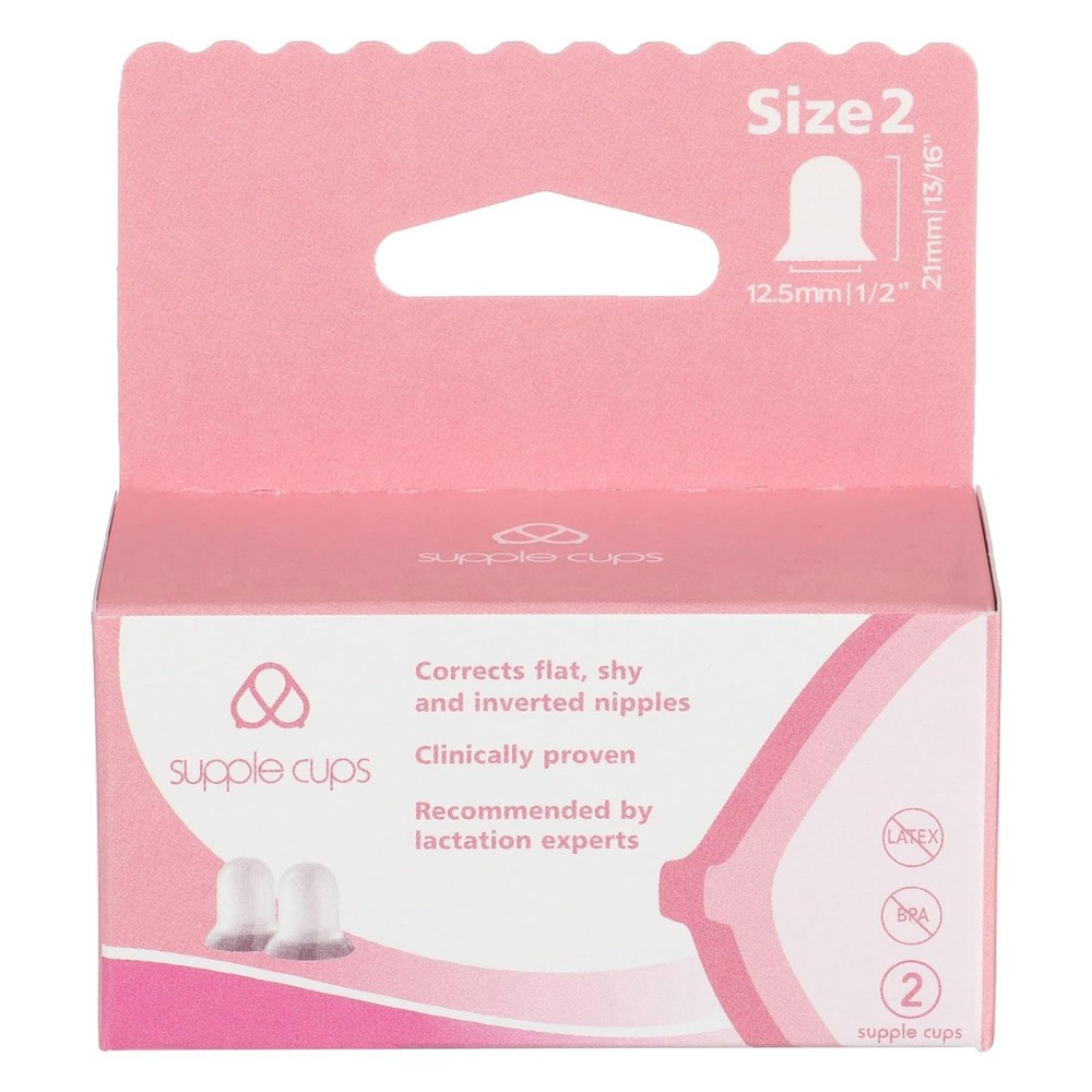 Supple Cups for Flat, Shy and Inverted Nipples (Size 2) 2