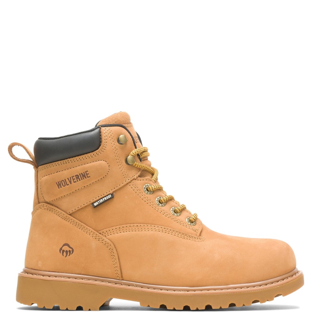 Wolverine Men Floorhand Waterproof 6" Work Boot Work Boots